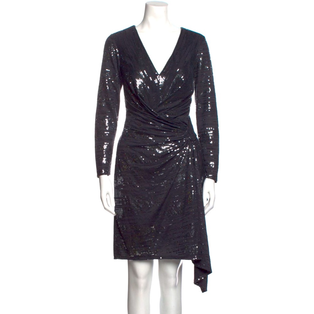 David Meister Sequin Cocktail Dress